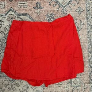 Vibrant Red Old Navy Skort